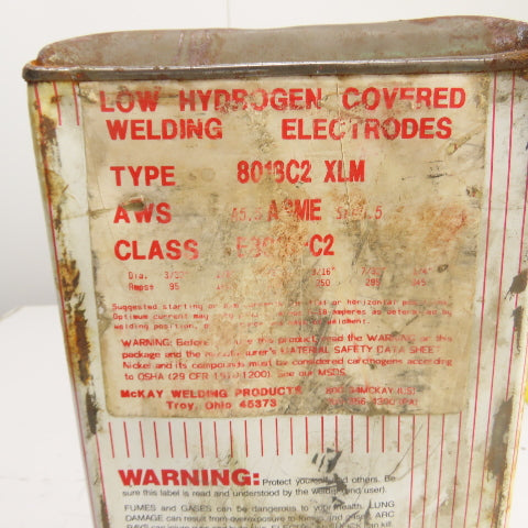 McKay Low Hydrogen Covered Welding Electrodes 3/32" 45 LBS