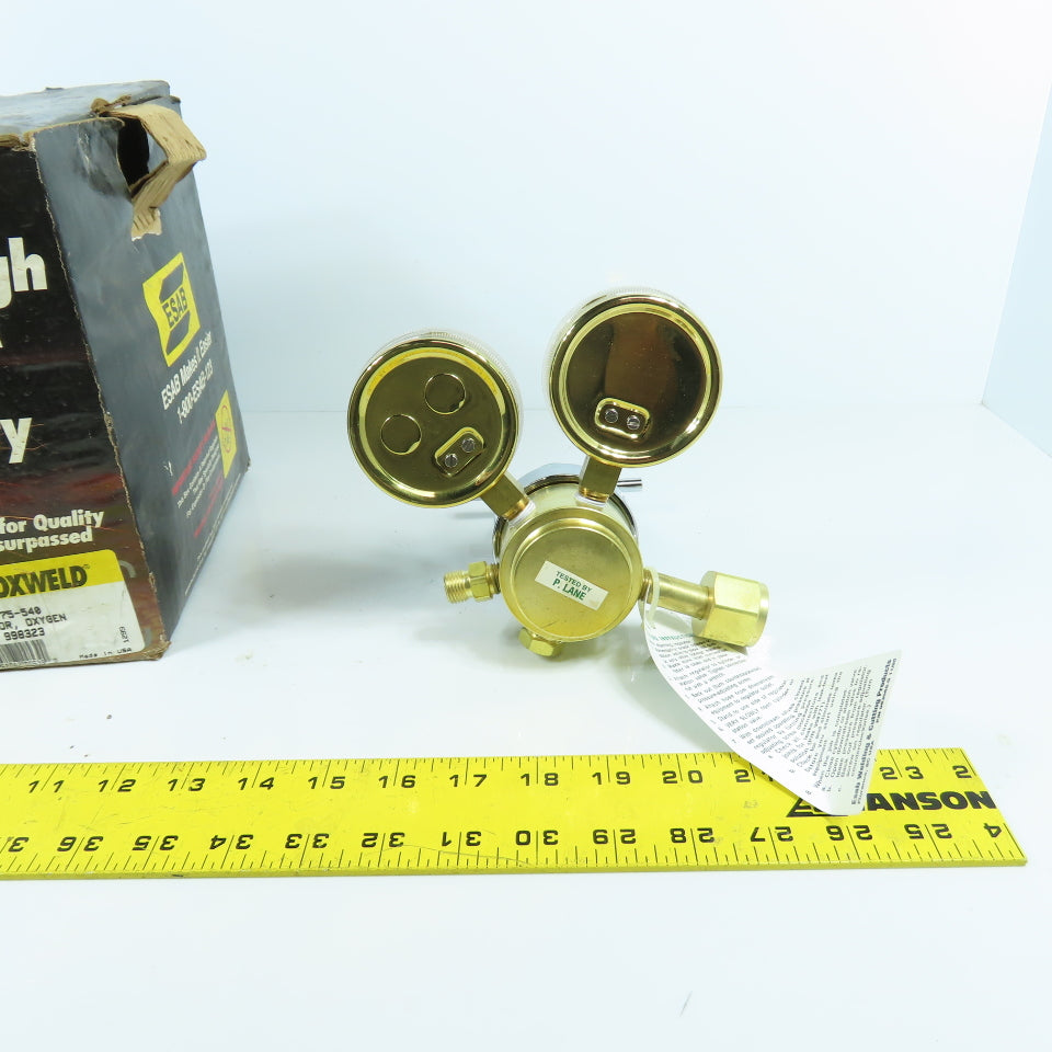 Esab R-76-75-540 998323 Oxweld Oxygen Pressure Regulator NEW