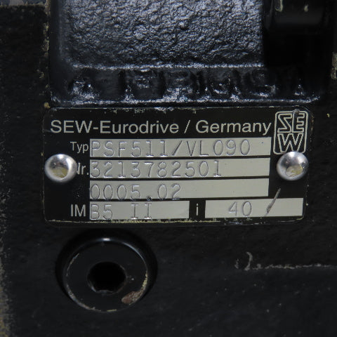 Sew Eurodrive PSF511/VL090 Planetary Gear Motor i 40 W/ VL 090 5:1 C0