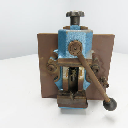 Machining Milling Vise W/ 1-3/16" Thick Cast Iron Right Angle Setup Plate 8"x 8"