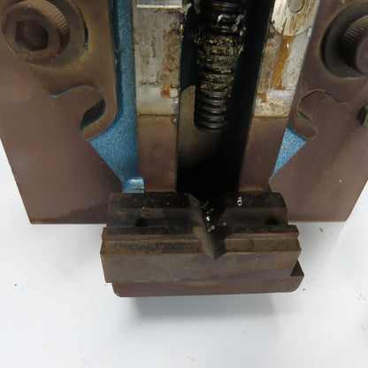 Machining Milling Vise W/ 1-3/16" Thick Cast Iron Right Angle Setup Plate 8"x 8"