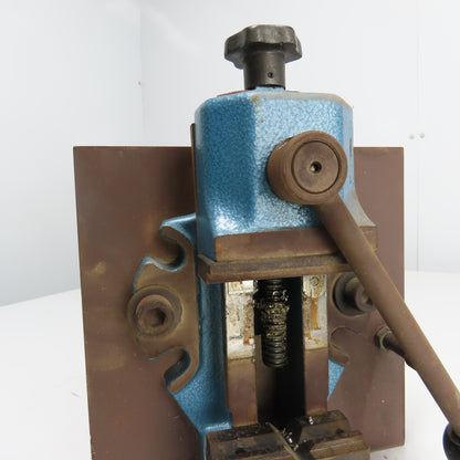 Machining Milling Vise W/ 1-3/16" Thick Cast Iron Right Angle Setup Plate 8"x 8"