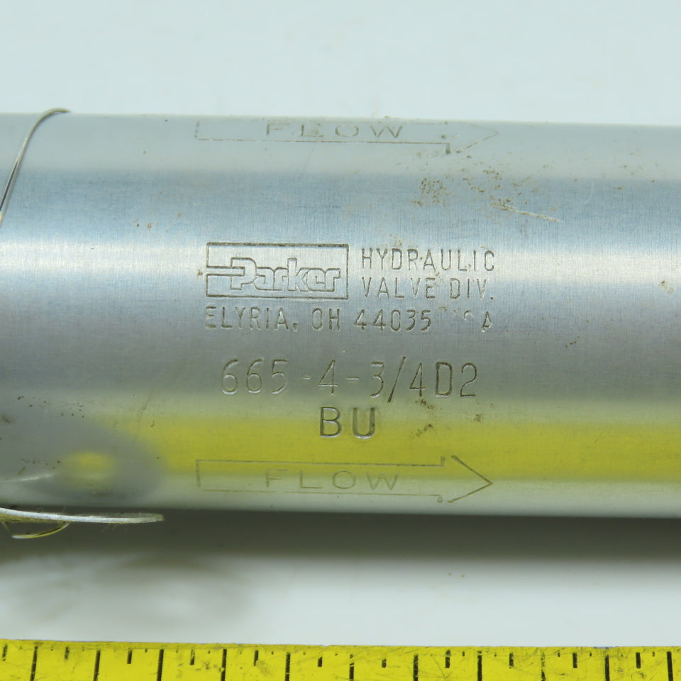 Parker 665-4-3/4D2 3/4" Hydraulic Relief Valve