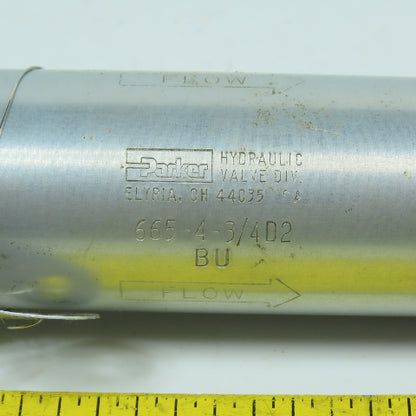 Parker 665-4-3/4D2 3/4" Hydraulic Relief Valve