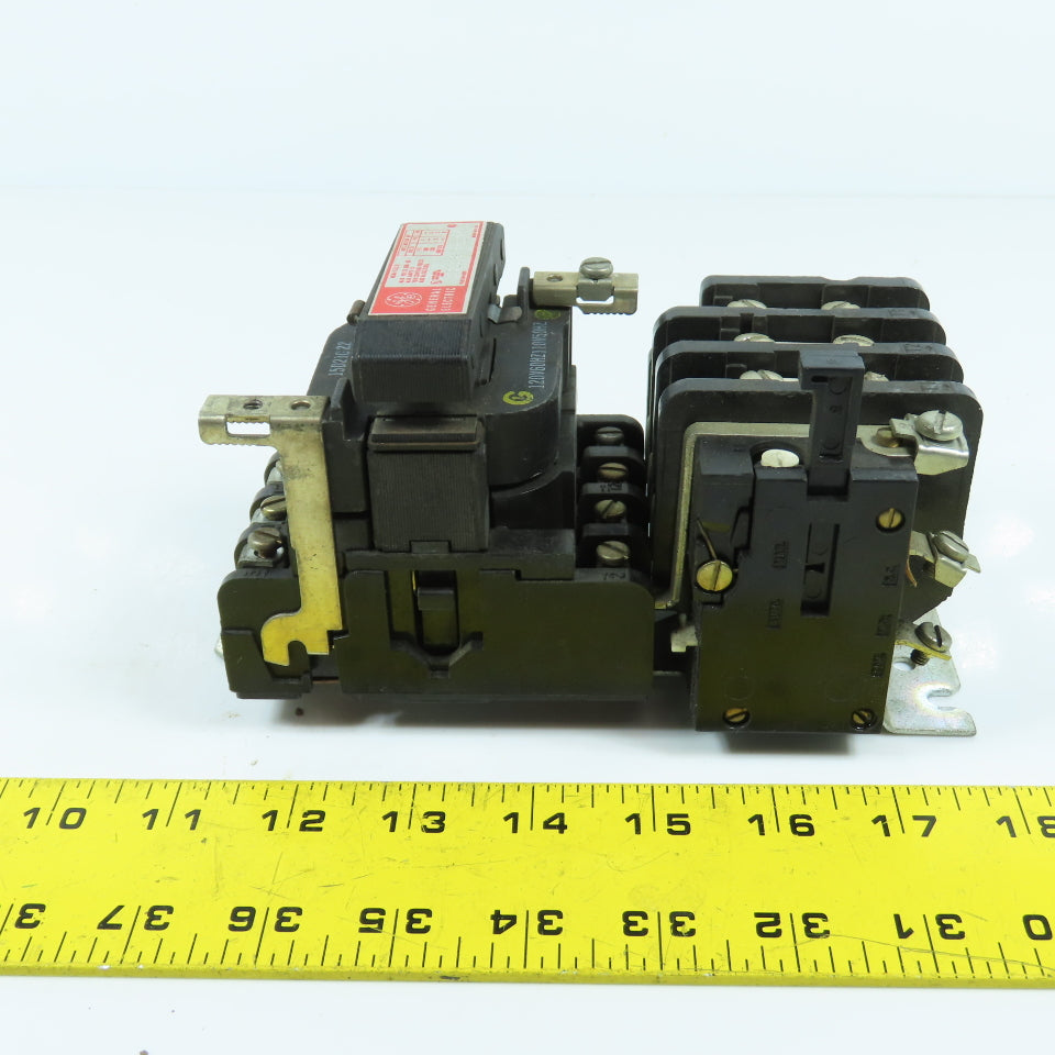 General Electric CR208B100DMA Nema Size 0 Motor Starter 18A 600V 5HP 120V Coil