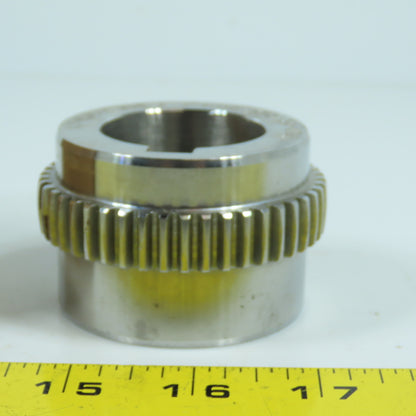 Lovejoy 69790400139 F 1 Gear Coupling Hub 1-1/2" Bore x 3/8" x 3/16KW