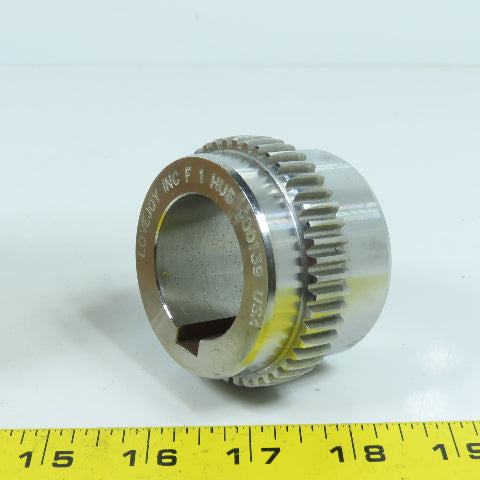 Lovejoy 69790400139 F 1 Gear Coupling Hub 1-1/2" Bore x 3/8" x 3/16KW