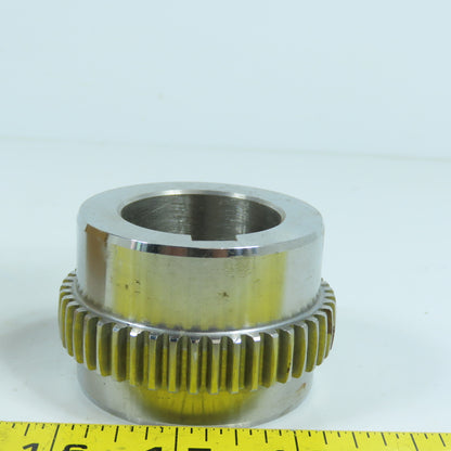 Lovejoy 69790400139 F 1 Gear Coupling Hub 1-1/2" Bore x 3/8" x 3/16KW
