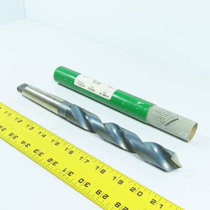 Precision Twist PTD 25mm HSS 90° Drill Bit 2-Flute 11" OAL Morse Taper MT3 USA