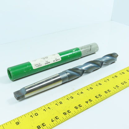 Precision Twist PTD 25mm HSS 90° Drill Bit 2-Flute 11" OAL Morse Taper MT3 USA