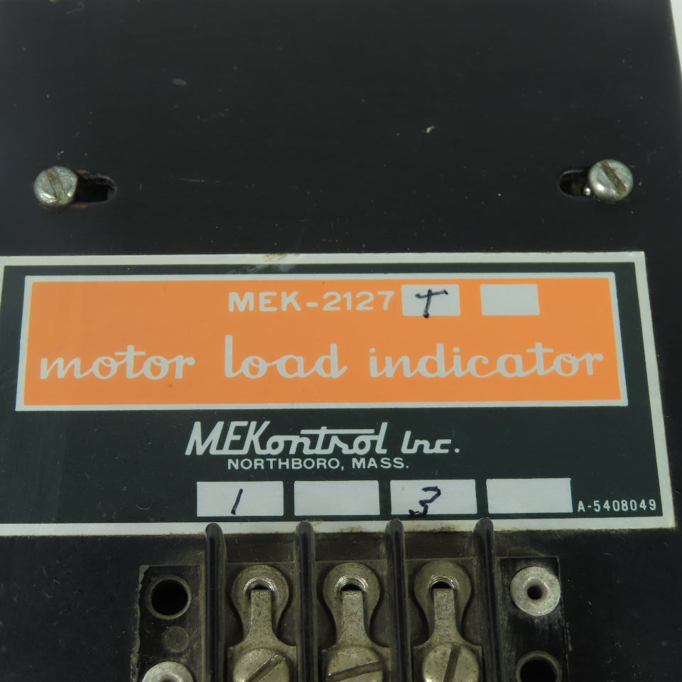MEKontrol MEK-2127 T Motor Load Indicator