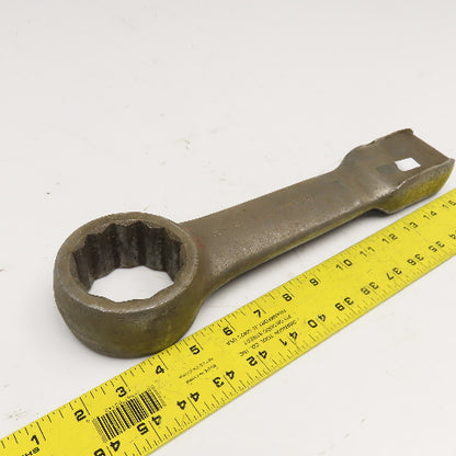 Williams 2-3/8" Box End Straight Striking Wrench 12 Point 13" OAL