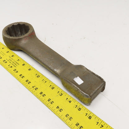 Williams 2-3/8" Box End Straight Striking Wrench 12 Point 13" OAL