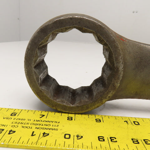 Williams 2-3/8" Box End Straight Striking Wrench 12 Point 13" OAL