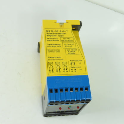 Turck MS14-33 Ex0-T Multi-Safe Amplifier Relay Module 120VAC