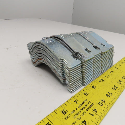 Cooper B2015 3" Strut Clamp Zinc Steel Lot Of 40 Pairs Missing Screws See Info.