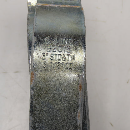 Cooper B2015 3" Strut Clamp Zinc Steel Lot Of 40 Pairs Missing Screws See Info.