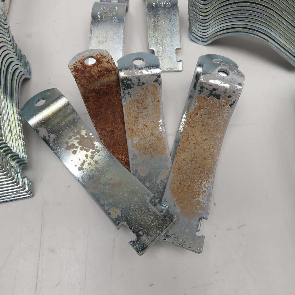 Cooper B2015 3" Strut Clamp Zinc Steel Lot Of 40 Pairs Missing Screws See Info.