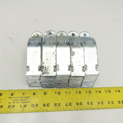 Cooper B2015 3" Strut Clamp Zinc Steel Lot Of 40 Pairs Missing Screws See Info.