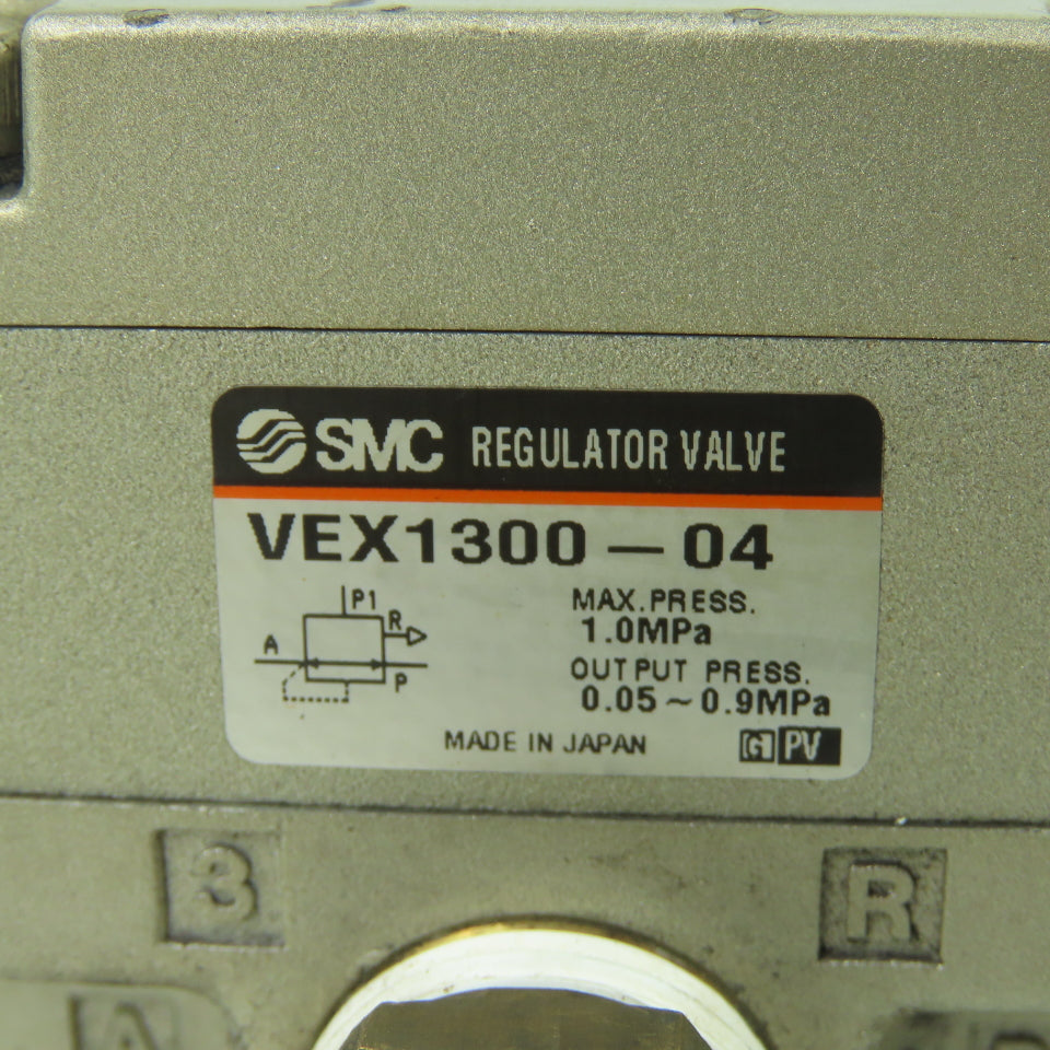 SMC VEX1300-04 Pneumatic Regulator Power Valve 1.0MPa Max 1/2" NPT