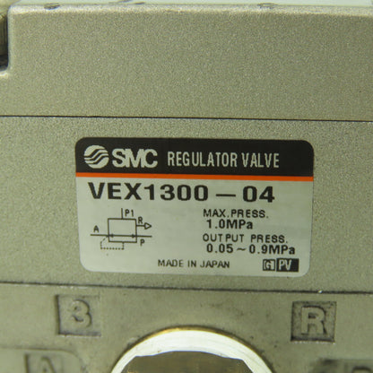 SMC VEX1300-04 Pneumatic Regulator Power Valve 1.0MPa Max 1/2" NPT