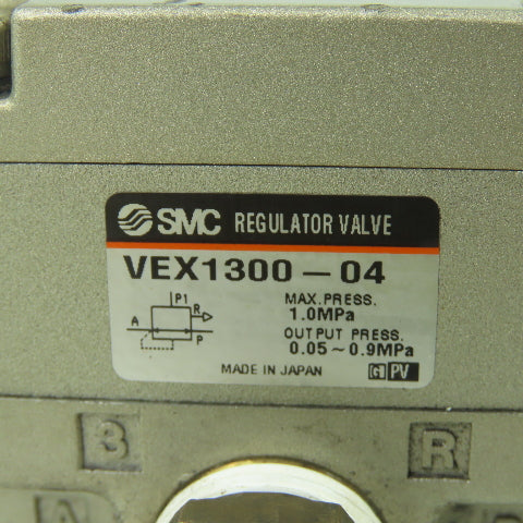 SMC VEX1300-04 Pneumatic Regulator Power Valve 1.0MPa Max 1/2" NPT