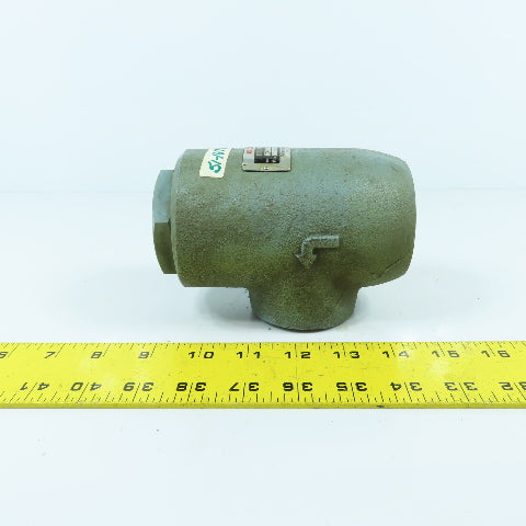 Nachi CA-T10-1-20 Right Angle In-Line Check Valve 1-1/4" 3045PSI 84.5GPM