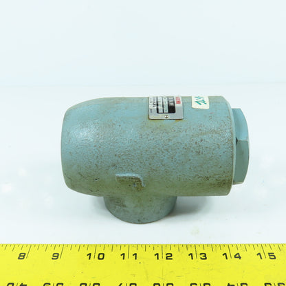 Nachi CA-T10-1-20 Right Angle In-Line Check Valve 1-1/4" 3045PSI 84.5GPM