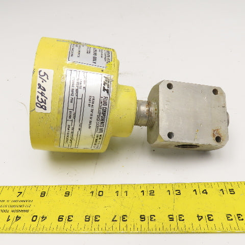 FCI FR40-4 Model 29/30A2A 115VAC Flow Meter 3/4" NPT Stainless Steel