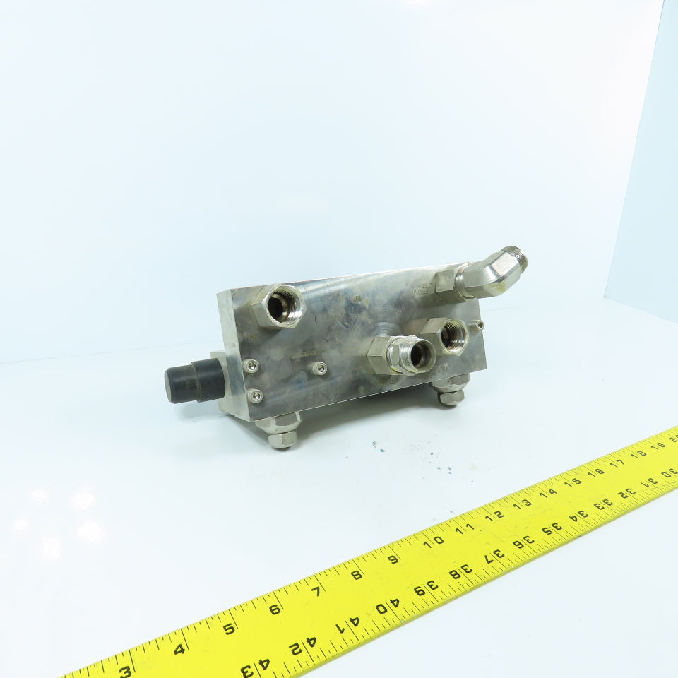 John Crane Safeunit Stainless Steel Water Control /Monitoring Manifold 15GPM LPM