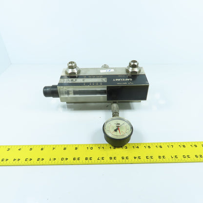 John Crane Safeunit Stainless Steel Water Control /Monitoring Manifold 15GPM LPM