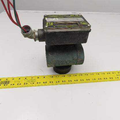 UFM MN-FSF40GM-8-32V1.0-A1WL-20D 1" NPT Brass Flow Monitor 480VAC 0-40 GPM