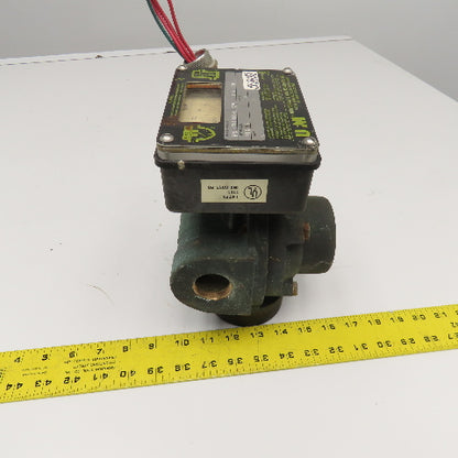 UFM MN-FSF40GM-8-32V1.0-A1WL-20D 1" NPT Brass Flow Monitor 480VAC 0-40 GPM