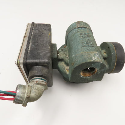 UFM MN-FSF40GM-8-32V1.0-A1WL-20D 1" NPT Brass Flow Monitor 480VAC 0-40 GPM