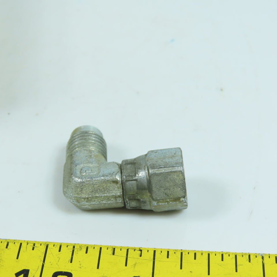 Parker 4 C6X-S Triplelok-S.ST Swivel Nut Elbow Lot Of 9