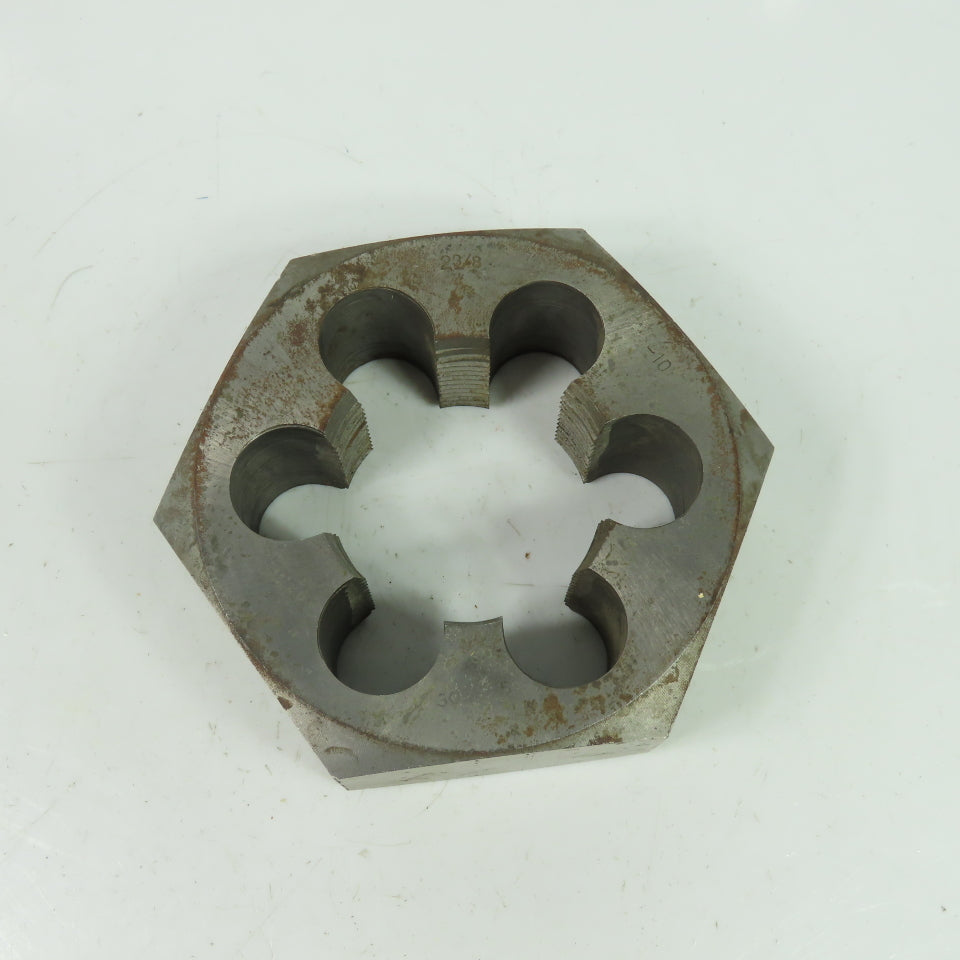 Widell 2-3/8" -10 Hexagon Rethreading Die 305695
