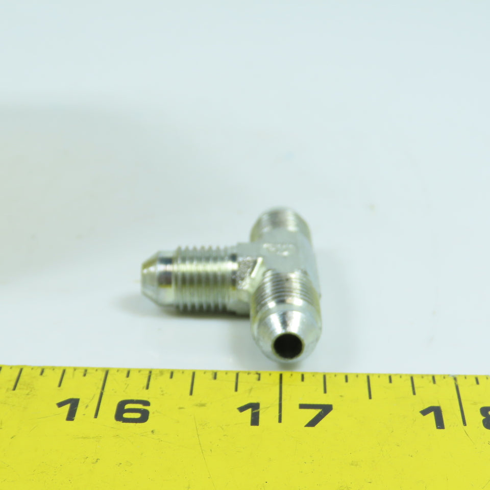 Parker 4 JTX-S Triple-Lok 37° Flare Union Tee 1/4 x 1/4 x 1/4" Lot Of 20