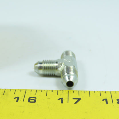Parker 4 JTX-S Triple-Lok 37° Flare Union Tee 1/4 x 1/4 x 1/4" Lot Of 20