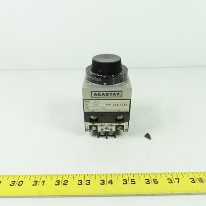 Agastat 7022VF Pneumatic Timing Relay 32VDC Coil 1-10 Min