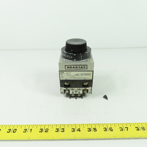 Agastat 7022VF Pneumatic Timing Relay 32VDC Coil 1-10 Min