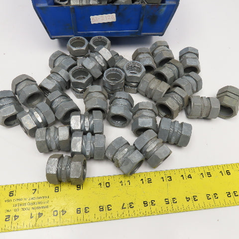 Regal 612 3/4" Rigid EMT Conduit Compression Union Die Cast Alloy Lot Of 130