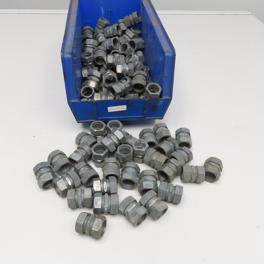 Regal 612 3/4" Rigid EMT Conduit Compression Union Die Cast Alloy Lot Of 130