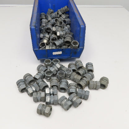 Regal 612 3/4" Rigid EMT Conduit Compression Union Die Cast Alloy Lot Of 130
