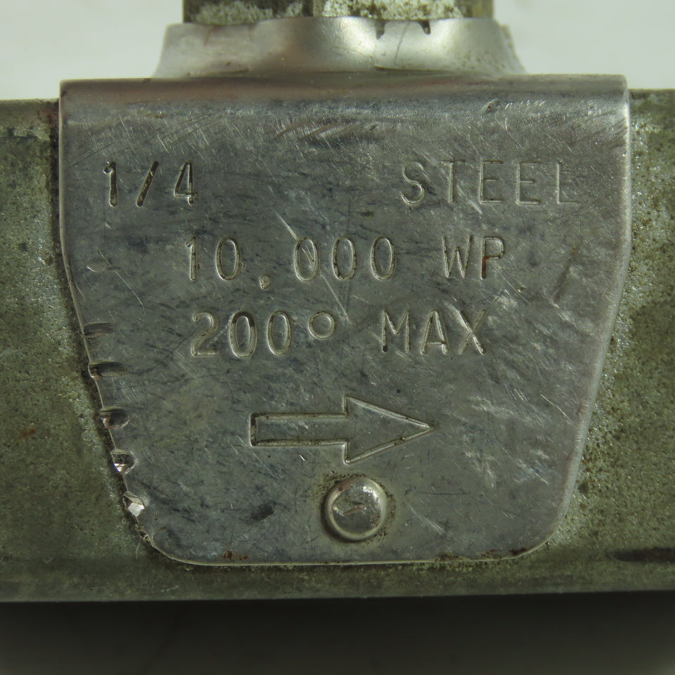 Balon 1/4" Steel Needle Valve 10,000WP 200° Max
