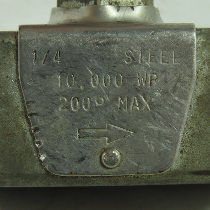 Balon 1/4" Steel Needle Valve 10,000WP 200° Max