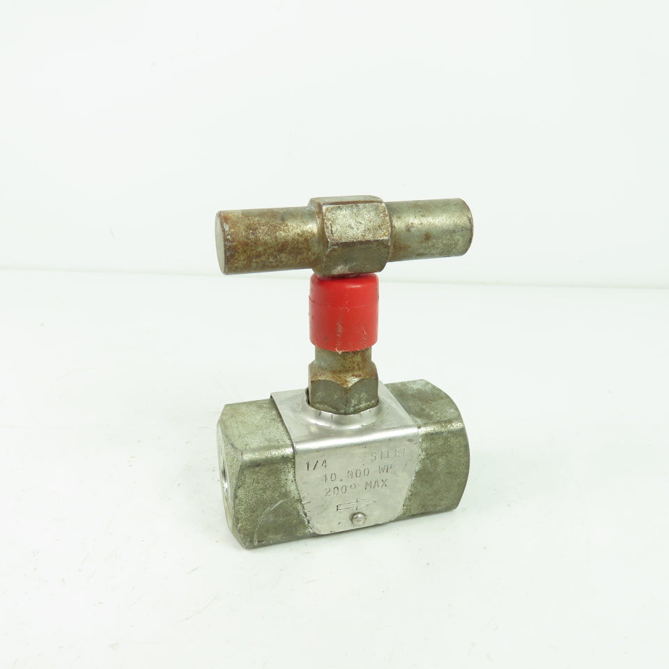 Balon 1/4" Steel Needle Valve 10,000WP 200° Max
