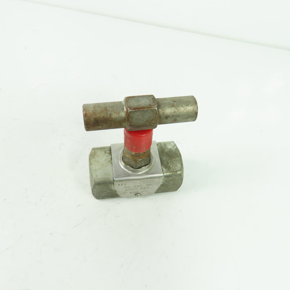 Balon 1/4" Steel Needle Valve 10,000WP 200° Max
