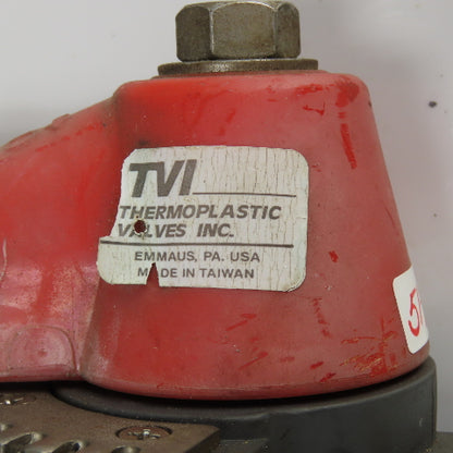 TVI 4" DN100 Thermoplastic PVC Butterfly Valve W/ Handle