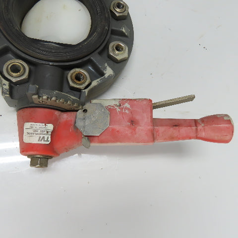 TVI 4" DN100 Thermoplastic PVC Butterfly Valve W/ Handle