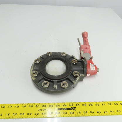 TVI 4" DN100 Thermoplastic PVC Butterfly Valve W/ Handle